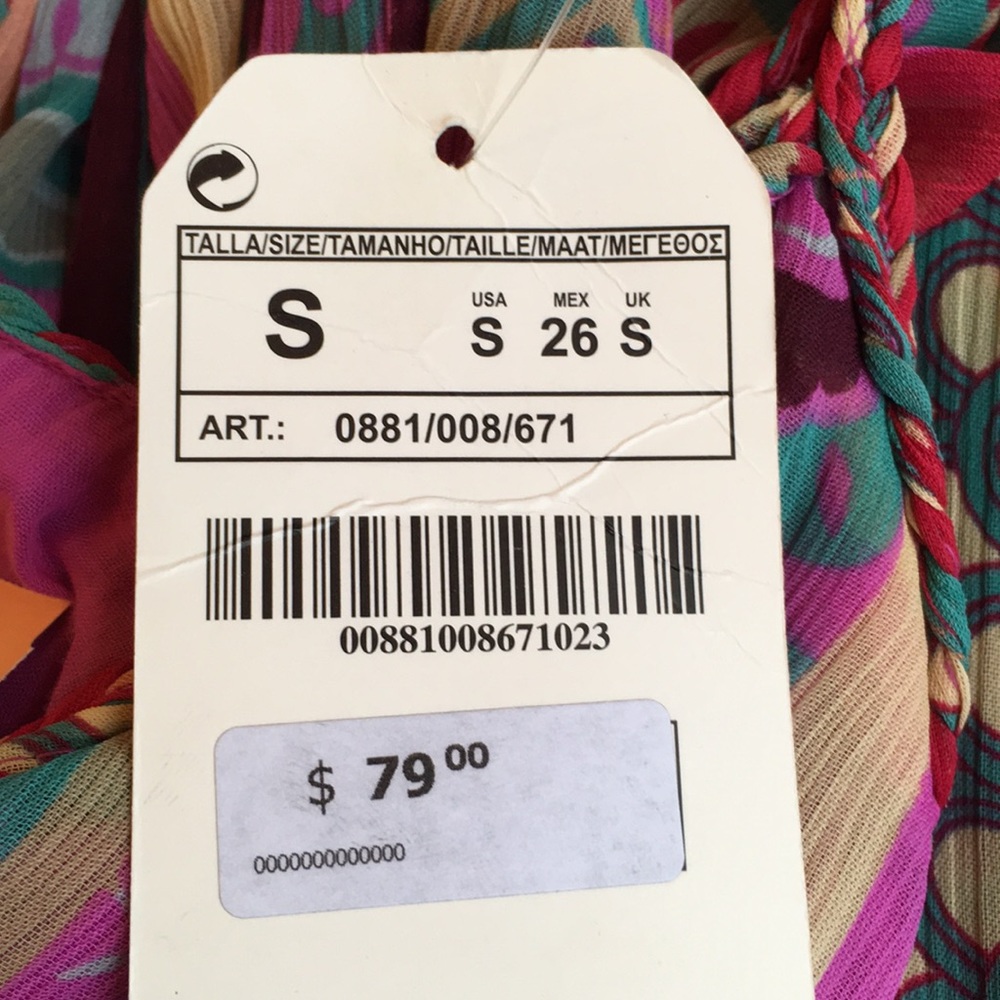 New Multicolored, Multi-Patterned Maxi \ Small * - image 5